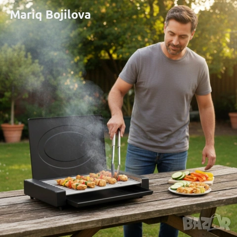 Електрическа скара с капак Oliver Voltz OV51015QC – 1800W мощност 