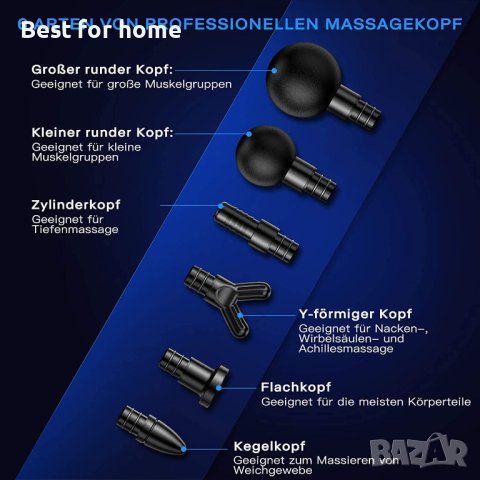 Масажен пистолет MILcea Massage Gun, снимка 6 - Масажори - 42751857