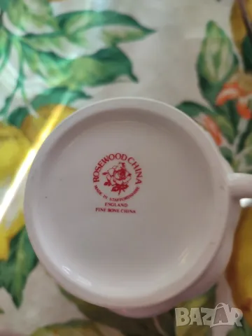 фина порцеланова чаша Англия с животни, снимка 2 - Чаши - 48832253