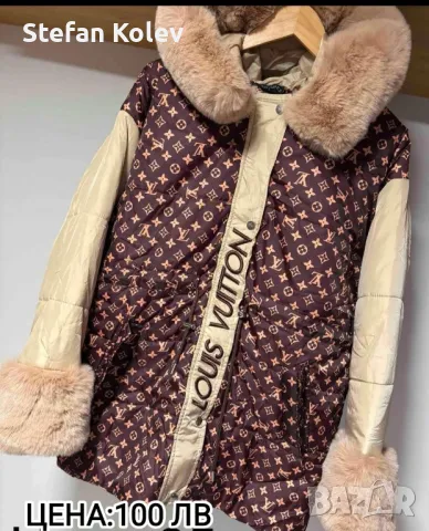 Дамско зимно Яке с пух., снимка 1