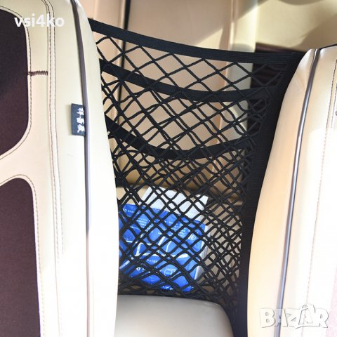 Мрежа органайзер за между седалките на автомобила, снимка 2 - Аксесоари и консумативи - 38630550