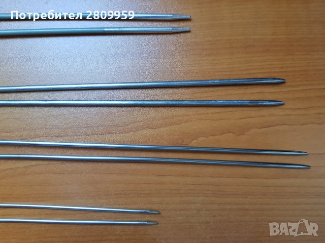Игли за плетене - метални, снимка 10 - Шивашки услуги - 31513898