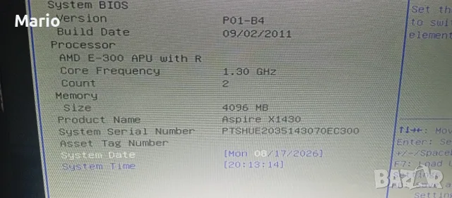 acer aspire x1430 
