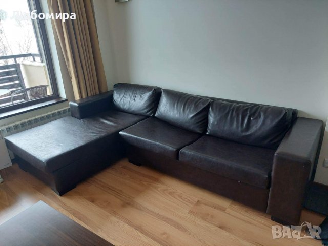 Кожени дивани с отличен външен вид, снимка 1 - Дивани и мека мебел - 39471696
