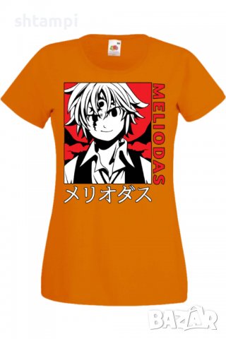 Дамска тениска The Seven Deadly Sins Meliodas 04,Анимация,игра,Празник,Повод., снимка 8 - Тениски - 38074785