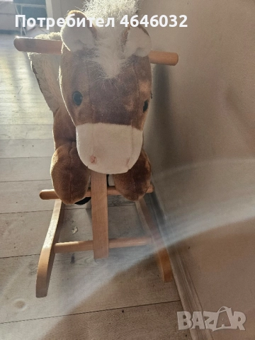 Детско дървено люлеещо се столче, снимка 2 - Детски люлки - 52558600