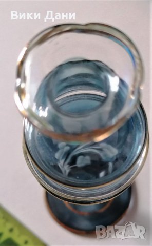 антики гравирани тънкостенки позлата кристал , снимка 6 - Антикварни и старинни предмети - 30401680