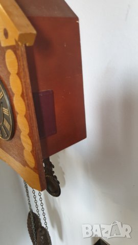 Маяк стенен часовник с кукувица кукувичка 80те, снимка 6 - Антикварни и старинни предмети - 44261158
