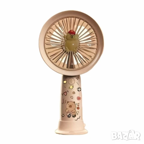 Мини вентилатор с анимационен дизайн – идеалният аксесоар за лятото!