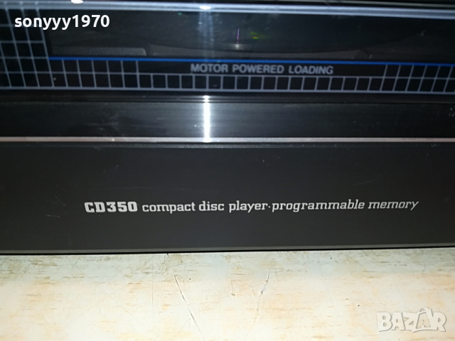 Vintage Philips CD350 CD player-2 x the Philips TDA1540P D/A converter. Made in Belgium., снимка 6 - Ресийвъри, усилватели, смесителни пултове - 36543576