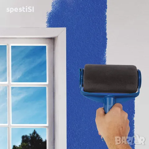 Комплект голям и малък валяк за боядисване с резервоар, снимка 10 - Бои, лакове, мазилки - 49692898