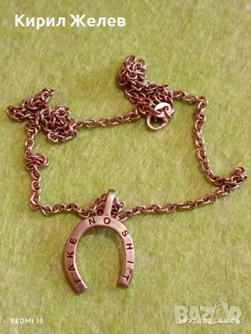 Сребърно колие TAKE NO SHIT на шведската дизайнерка на бижута Efva Atting 18911, снимка 2 - Колиета, медальони, синджири - 52924792