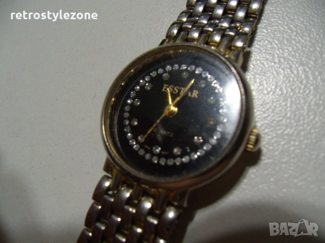 № 4542 стар дамски часовник ESSTAR   - кварцов механизъм  - работещ, снимка 1 - Дамски - 30072148