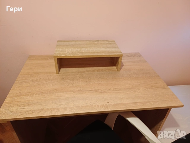 ТОП ОФЕРТА! Ъглови легла с МАТРАЦИ 82/190см и БЮРО дъб сонома, снимка 7 - Спални и легла - 53227561