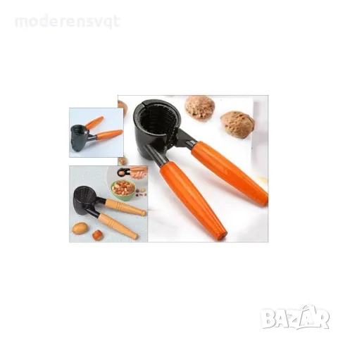 Метална орехотрошачката, лешникотрошачка и отварачка с дървена дръжка, снимка 2 - Прибори за хранене, готвене и сервиране - 49064929