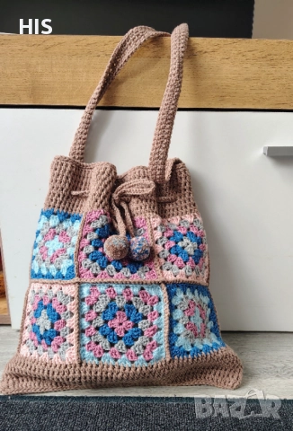 Дамски чанти плетени, хендмейд, различни цветове и модели, снимка 12 - Чанти - 42486916