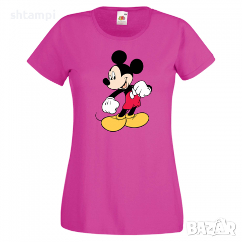 Дамска тениска Mickey Mouse 4 Мини Маус,Микки Маус.Подарък,Изненада,, снимка 7 - Тениски - 36526433