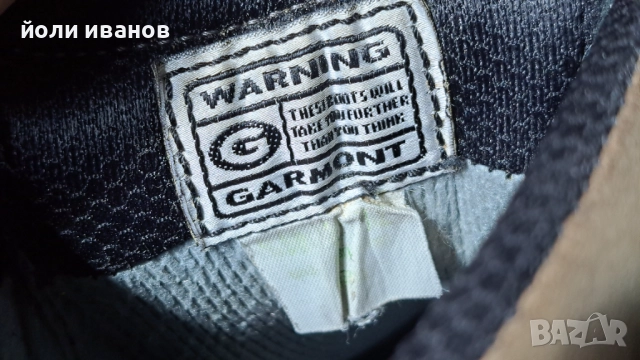 GARMONT-трекинг обувки 40 номер,vibram подметка,унисекс, снимка 9 - Ежедневни обувки - 52276381