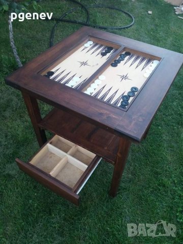 Маса с шахматна дъска, снимка 6 - Маси - 22901337