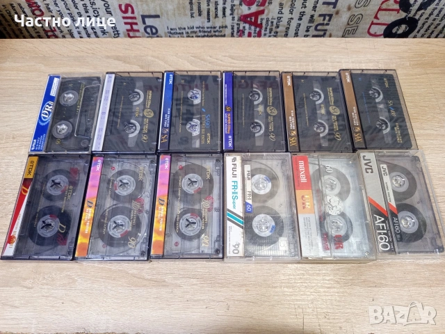 Аудио касети "TDK"Fuji"Maxell"JVC"