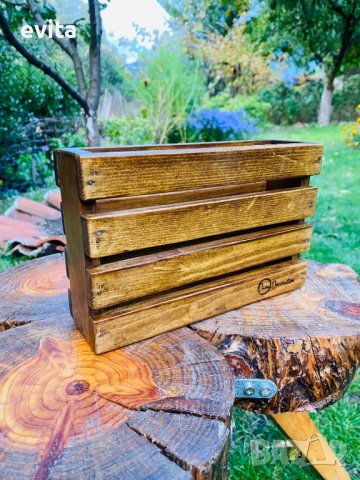 Ръчно изработен, салфетник от дърво! 