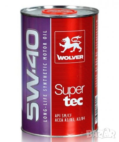 Моторно масло WOLVER Supertec 5W40, 4л , снимка 2 - Аксесоари и консумативи - 37829922