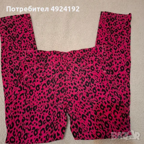 Детски панталон с розов принт, снимка 4 - Детски панталони и дънки - 56120931