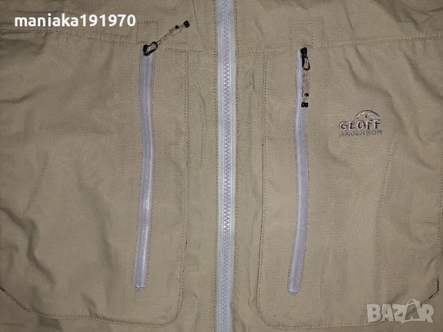 Geoff Anderson Xanadu Jacket Lead Grey (S) мъжко рибарско яке, снимка 4 - Якета - 48259573