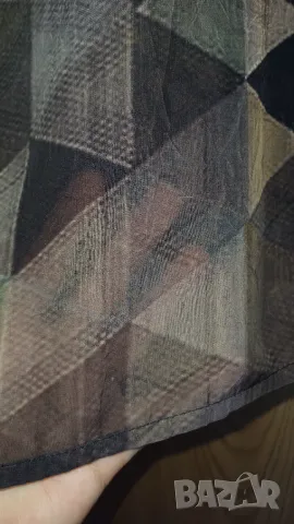 Кафява риза шифон, снимка 4 - Ризи - 48739901