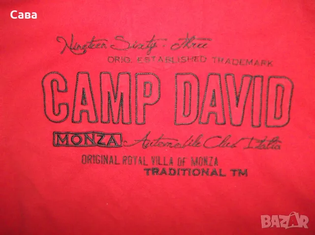 Тениски CAMP DAVID  мъжки,М   /синя,червена/, снимка 14 - Блузи - 46130893