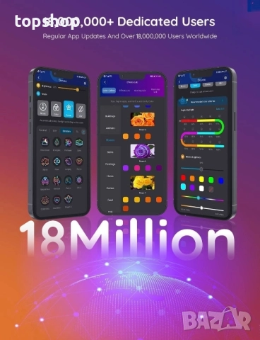 Нова Govee RGBIC LED лента, 16,4 фута WiFi LED светлини, работещи с Alexa и Google Assistant..., снимка 3 - Лед осветление - 51637918