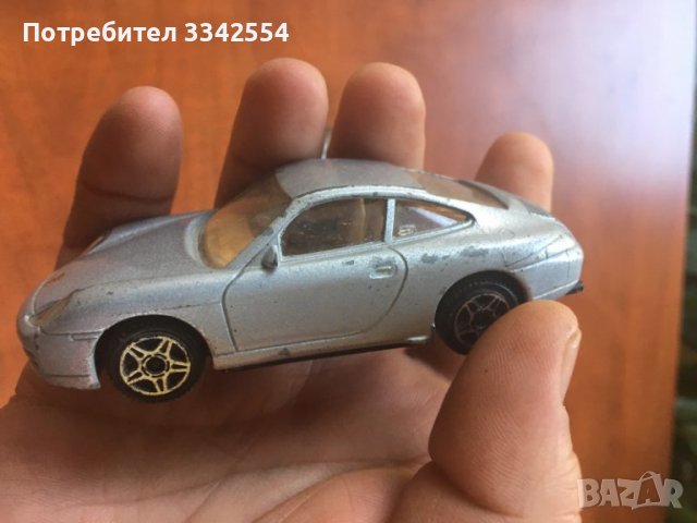 КОЛИЧКА МЕТАЛ БУРАГО "PORSCHE" 1:43 ИТАЛИЯ, снимка 2 - Колекции - 38512799