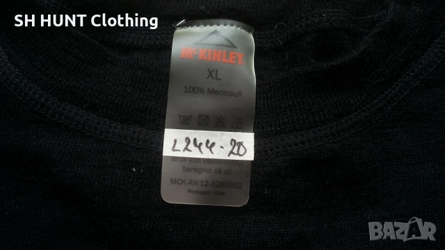 McKINLEY Thermo Underwear 100% Merino Wool размер XL термо блуза 100% Мерино вълна - 1561, снимка 8 - Екипировка - 52587091