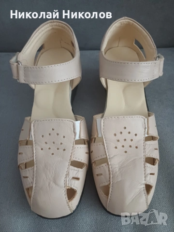 Дамски сандали, №36, цвят бежов