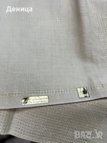 Винтидж комплект покривка от немската марка Echt Bielefelder, отбелязваща 100 години от основаването, снимка 6 - Покривки за маси - 54061222