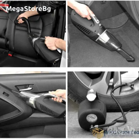 Прахосмукачка за автомобил с компресор за гуми PA18 - 12V, снимка 2 - Аксесоари и консумативи - 47795692