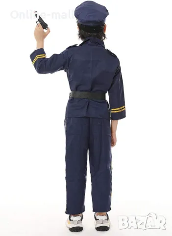 Детски полицейски костюм, Детски костюм на Полицай с аксесоари, снимка 4 - Детски комплекти - 49720437