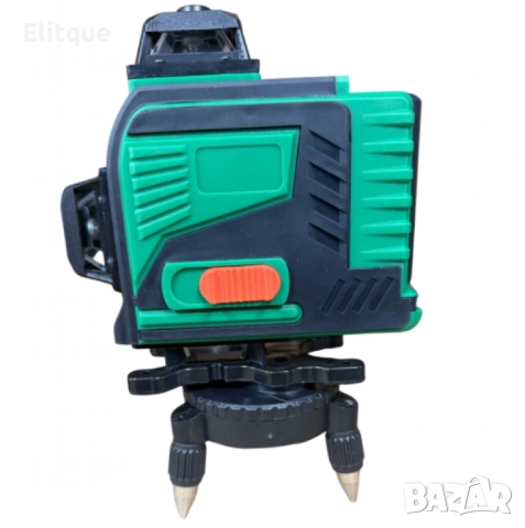 4D Лазерен Нивелир с 16 Линии (Четири Точков), Самонивелиращ се, със Зелен Лазер с тринога, снимка 10 - Други стоки за дома - 52716115