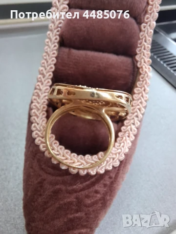 ДАМСКИ ЗЛАТЕН ПРЪСТЕН ШАНЕЛ 14К., снимка 4 - Пръстени - 51025095