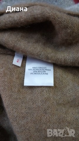 Дамски пуловер-алпака, снимка 2 - Блузи с дълъг ръкав и пуловери - 40155491