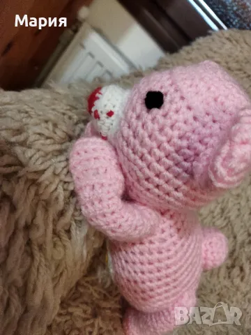 Плетено прасенце, снимка 2 - Декорация за дома - 48785673