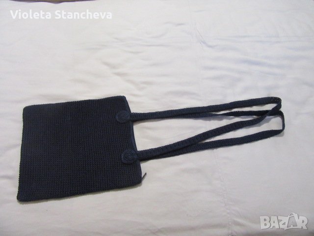 КРАСИВА ПЛЕТЕНА ДАМСКА ЧАНТА, снимка 1