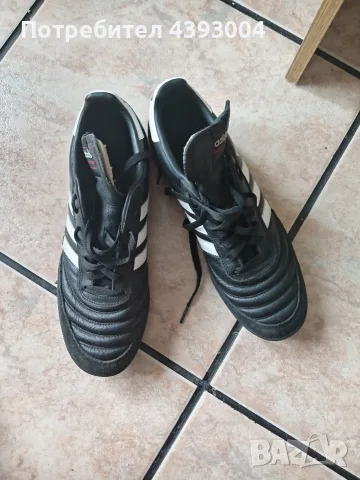 Футболни стоножки естествена кожа Adidas, снимка 3 - Футбол - 56235002