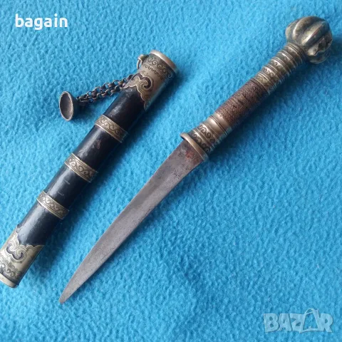Старинен нож от 19-ти век., снимка 2 - Антикварни и старинни предмети - 55938203