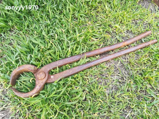 АНТИКИ-СТАРИ КЛЕЩИ КОВАШКИ 39СМ 1204251916