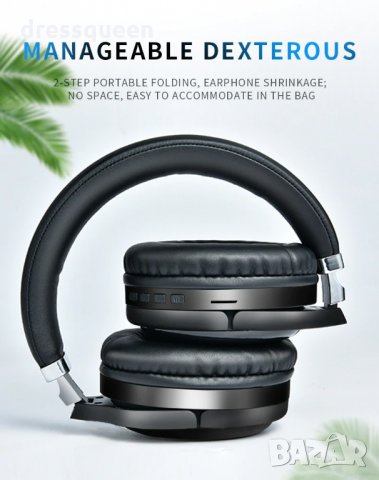 TM-061 Геймърски слушалки с Bluetooth Стерео и еквалайзер, снимка 6 - Bluetooth слушалки - 30256017