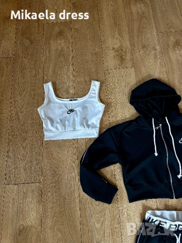 Суперефектен ежедневен сет Nike 3 части. Цвят - черен. С М Л размер, снимка 6 - Комплекти - 52371743