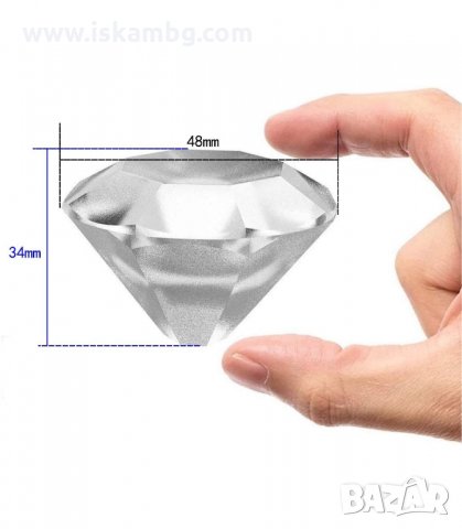 СИЛИКОНОВА ФОРМА ЗА ЛЕДЧЕТА "ДИАМАНТ" - КОД 3228, снимка 5 - Аксесоари за кухня - 33885756