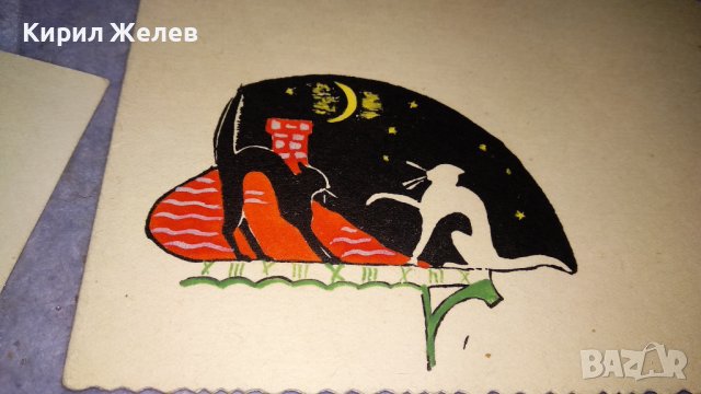 ДВЕ СТАРИ РЕДКИ МНОГО КРАСИВИ ХУДОЖЕСТВЕНИ ПОЩЕНСКИ КАРТИЧКИ СССР ЛИТОГРАФИЯ МИНИАТЮРА 5925, снимка 9 - Филателия - 38810937