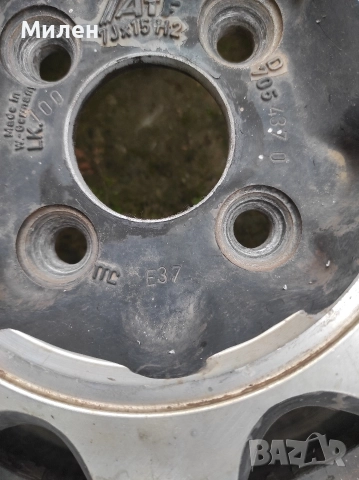 Алуминиеви джанти ATF 7Jx15 за Фолксваген,Опел,Сеат,Шкода, БМВ, снимка 16 - Гуми и джанти - 52713902